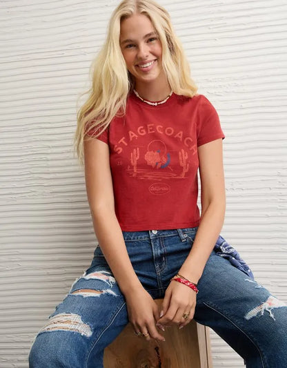 AE x Stagecoach Graphic Shrunken T-Shirt