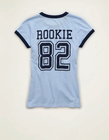 AE Fitted Graphic Ringer T-Shirt