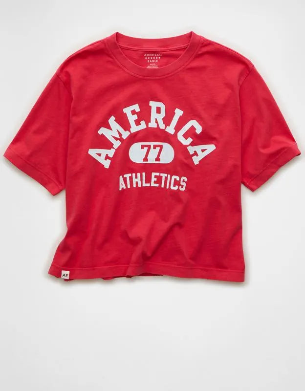 AE Boxy Americana Graphic T-Shirt