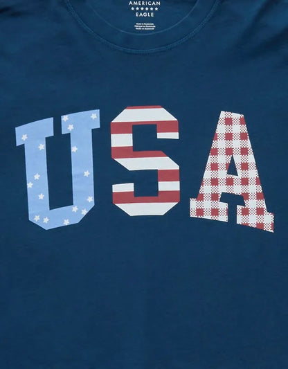 AE Boxy Americana Graphic T-Shirt