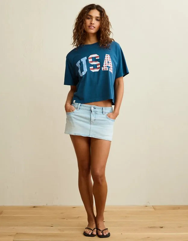 AE Boxy Americana Graphic T-Shirt