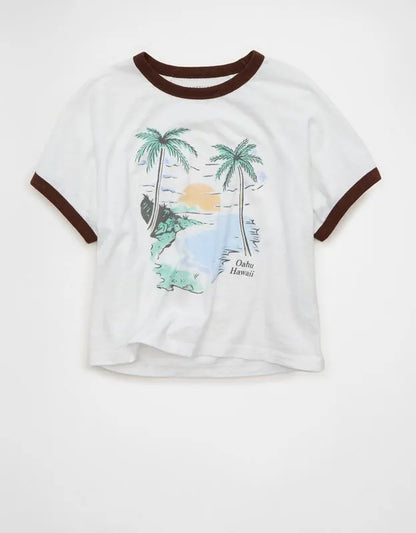 AE Graphic Ringer T-Shirt