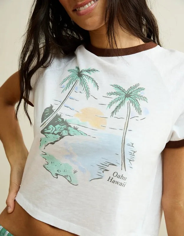 AE Graphic Ringer T-Shirt