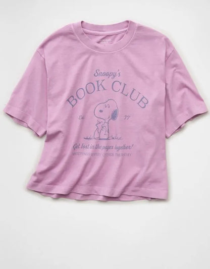 AE Boxy Snoopy Graphic T-Shirt