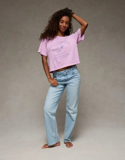 AE Boxy Snoopy Graphic T-Shirt