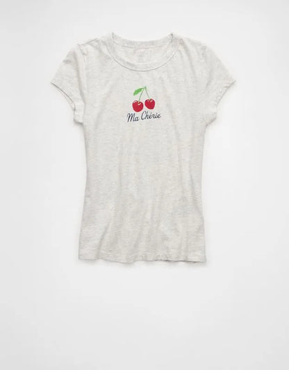 AE Hey Baby Cotton Slub Tee
