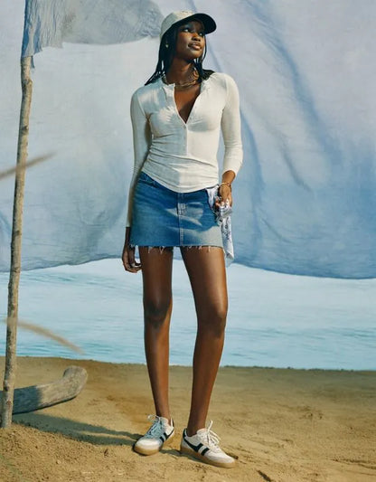 AE Stretch High-Waisted Perfect Mini Skirt