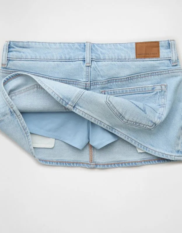 AE Stretch Super Low-Rise Perfect Micro Mini Skirt