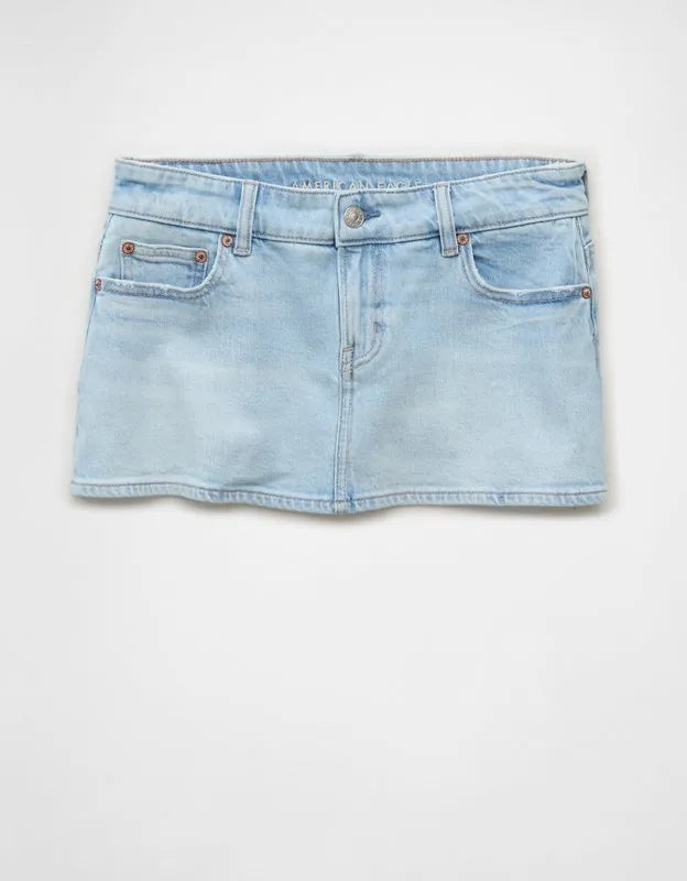 AE Stretch Super Low-Rise Perfect Micro Mini Skirt