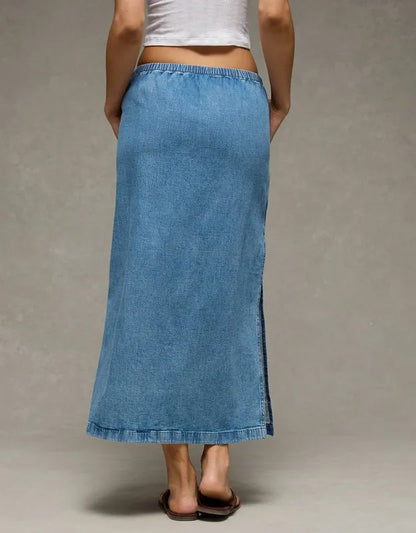 AE Dreamy Drape Pull-On Maxi Skirt