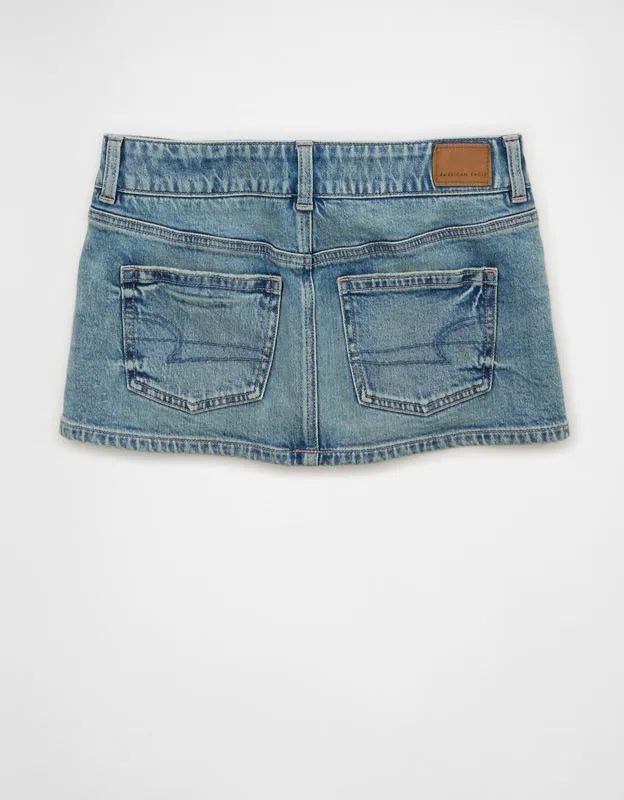 AE Stretch Super Low-Rise Perfect Micro Mini Skirt