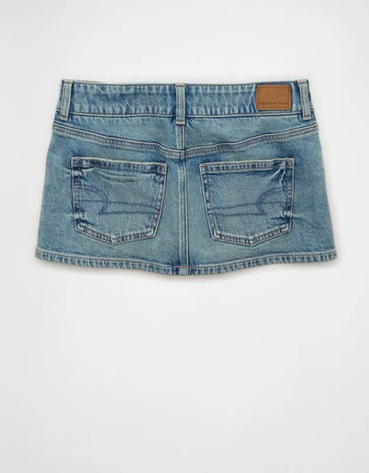 AE Stretch Super Low-Rise Perfect Micro Mini Skirt