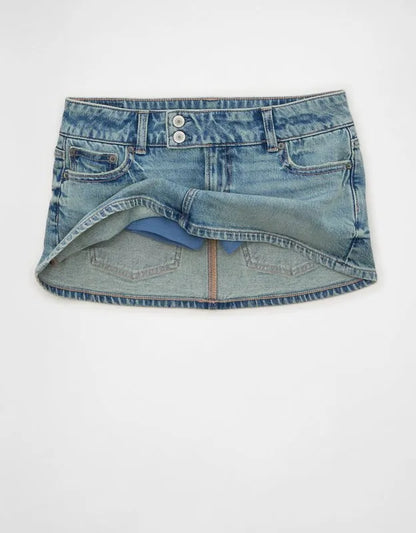 AE Stretch Super Low-Rise Perfect Micro Mini Skirt