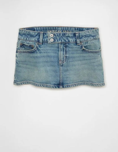 AE Stretch Super Low-Rise Perfect Micro Mini Skirt