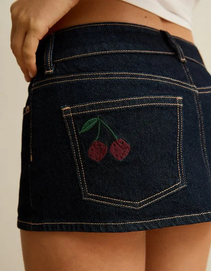 AE Stretch Super Low-Rise Perfect Micro Mini Skirt