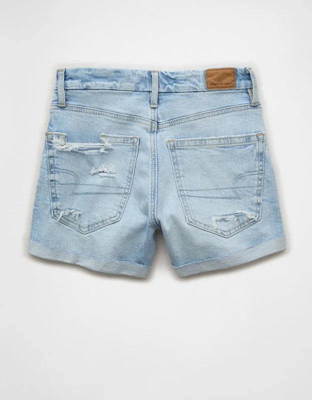 AE 3" Strigid Curvy Super High-Waisted Relaxed Denim Short