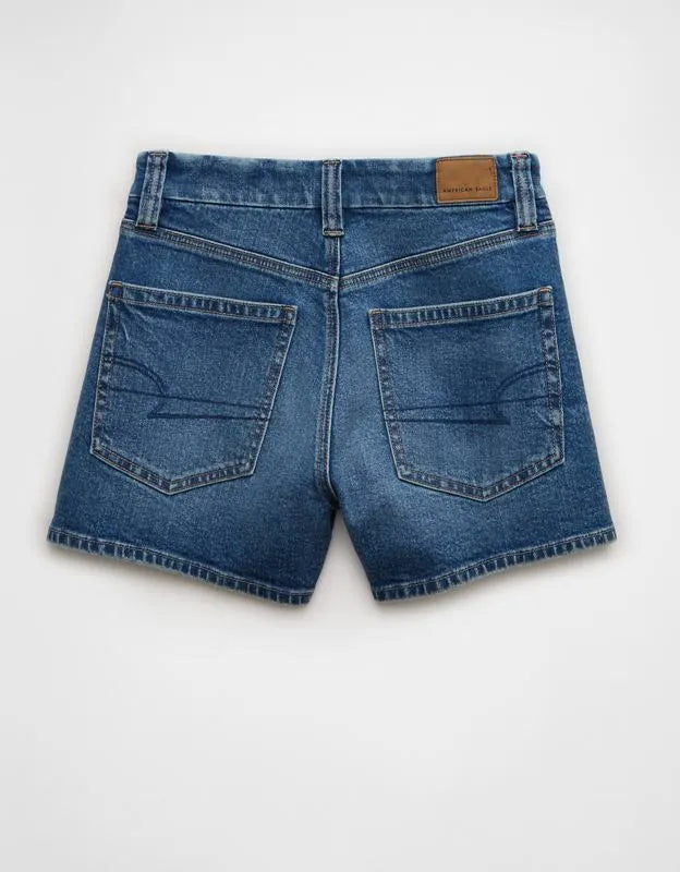 AE 3" Strigid Curvy Super High-Waisted Relaxed Denim Short