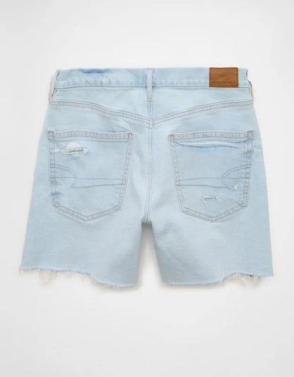 AE 6" Strigid Curvy Super High-Waisted Relaxed Denim Short