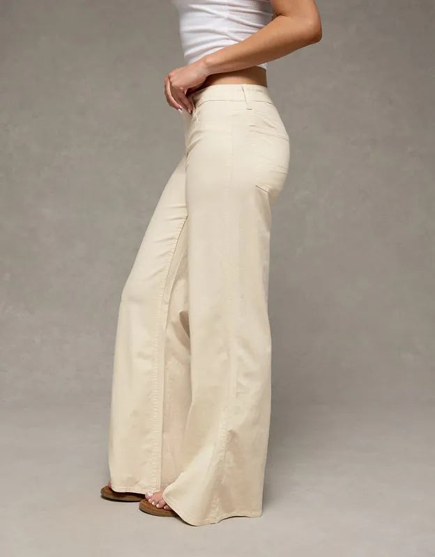 AE Stretch Lightweight Super Low-Rise Flare Pant