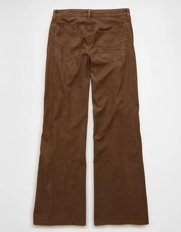 AE Stretch Lightweight Super Low-Rise Flare Pant