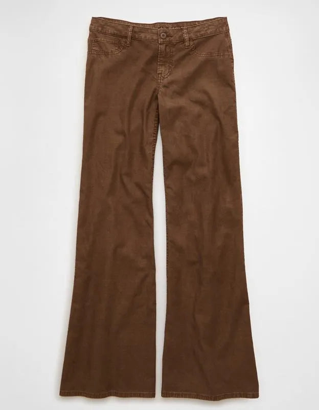 AE Stretch Lightweight Super Low-Rise Flare Pant