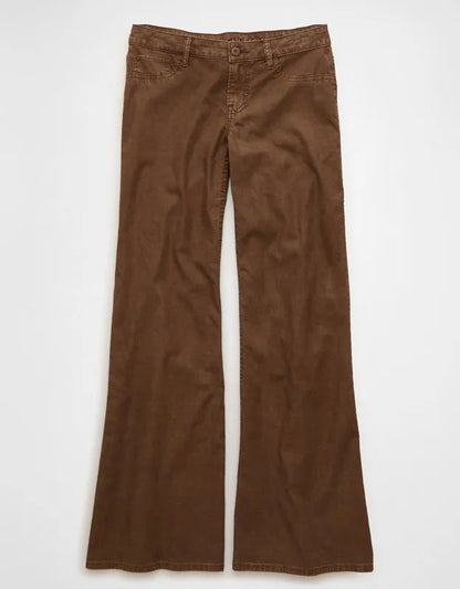 AE Stretch Lightweight Super Low-Rise Flare Pant
