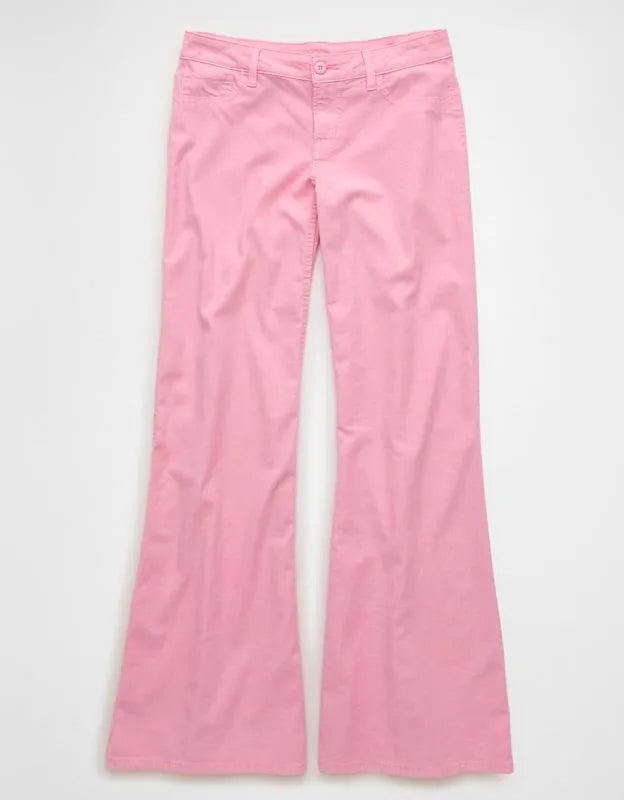 AE Stretch Lightweight Super Low-Rise Flare Pant