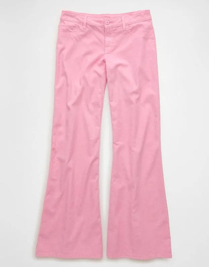 AE Stretch Lightweight Super Low-Rise Flare Pant