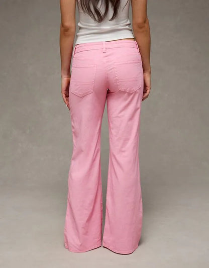 AE Stretch Lightweight Super Low-Rise Flare Pant