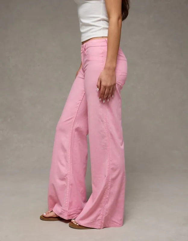 AE Stretch Lightweight Super Low-Rise Flare Pant