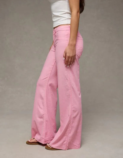 AE Stretch Lightweight Super Low-Rise Flare Pant