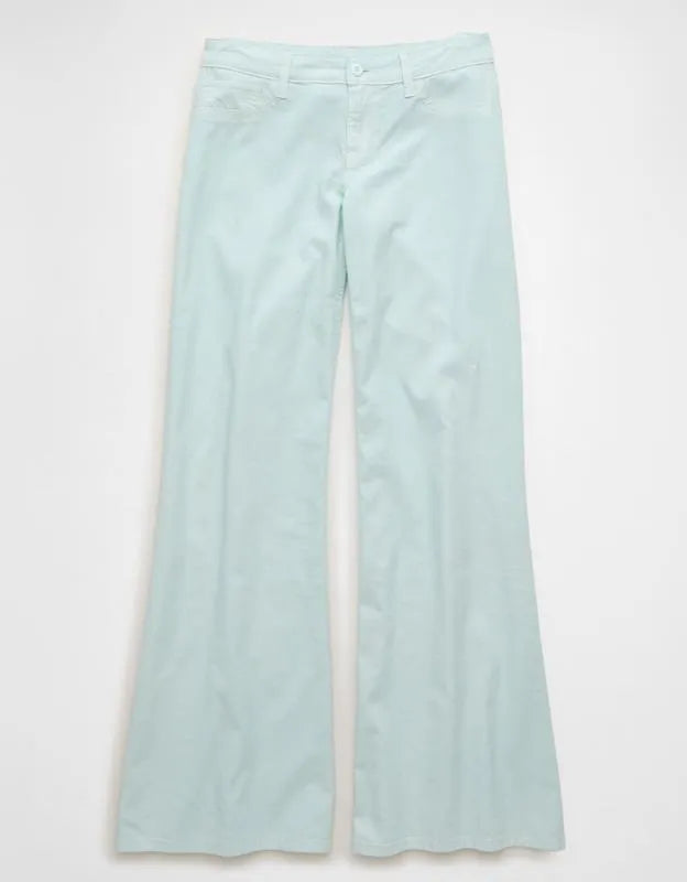 AE Stretch Lightweight Super Low-Rise Flare Pant
