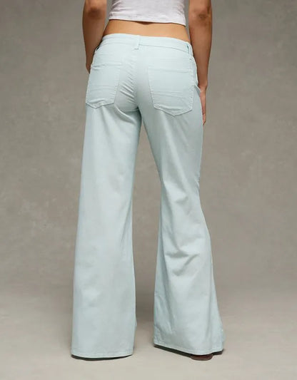 AE Stretch Lightweight Super Low-Rise Flare Pant