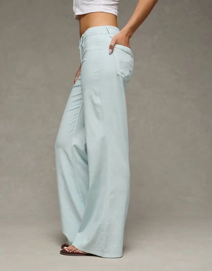 AE Stretch Lightweight Super Low-Rise Flare Pant