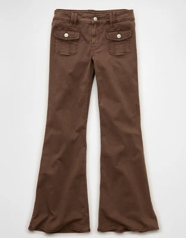 AE Stretch Low-Rise Flare Pant