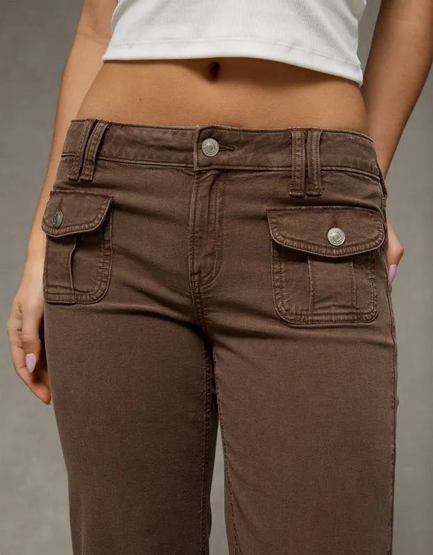 AE Stretch Low-Rise Flare Pant