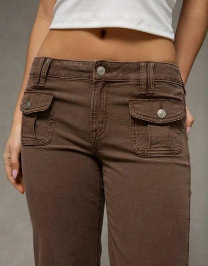 AE Stretch Low-Rise Flare Pant