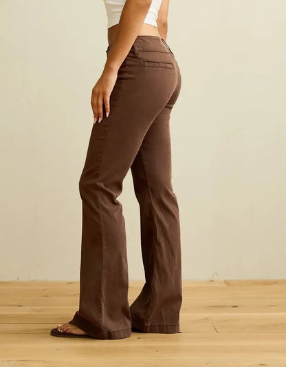 AE Super Low-Rise Flare Trouser