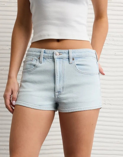 AE Stretch Super High-Waisted Cheeky Short