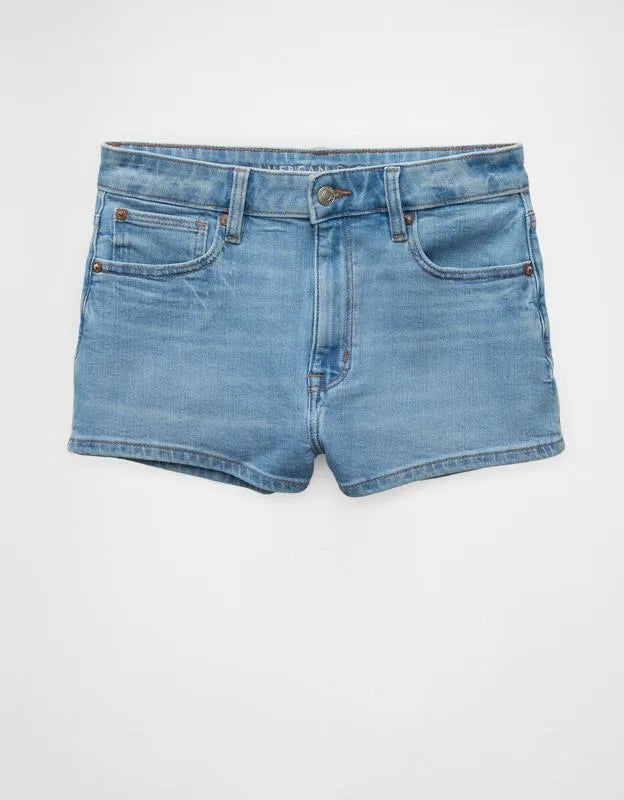 AE Stretch Super High-Waisted Cheeky Short