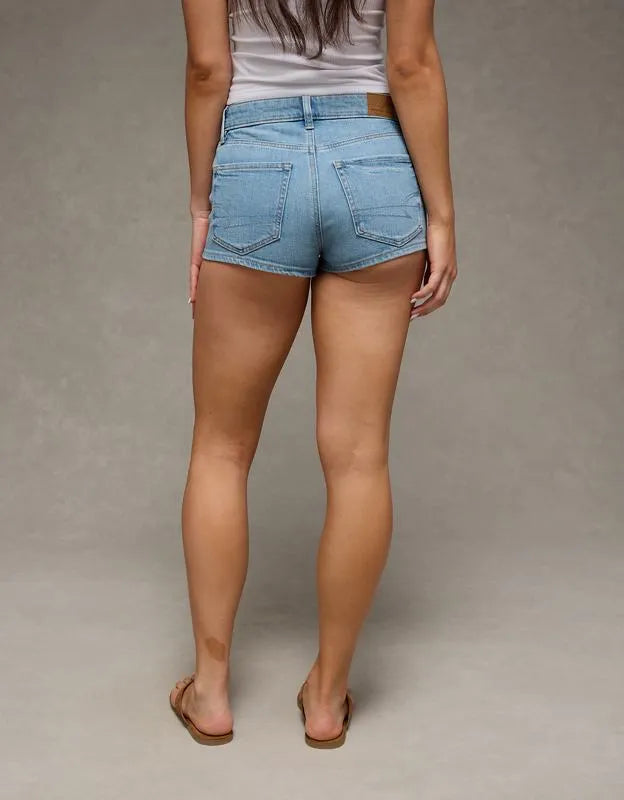 AE Stretch Super High-Waisted Cheeky Short