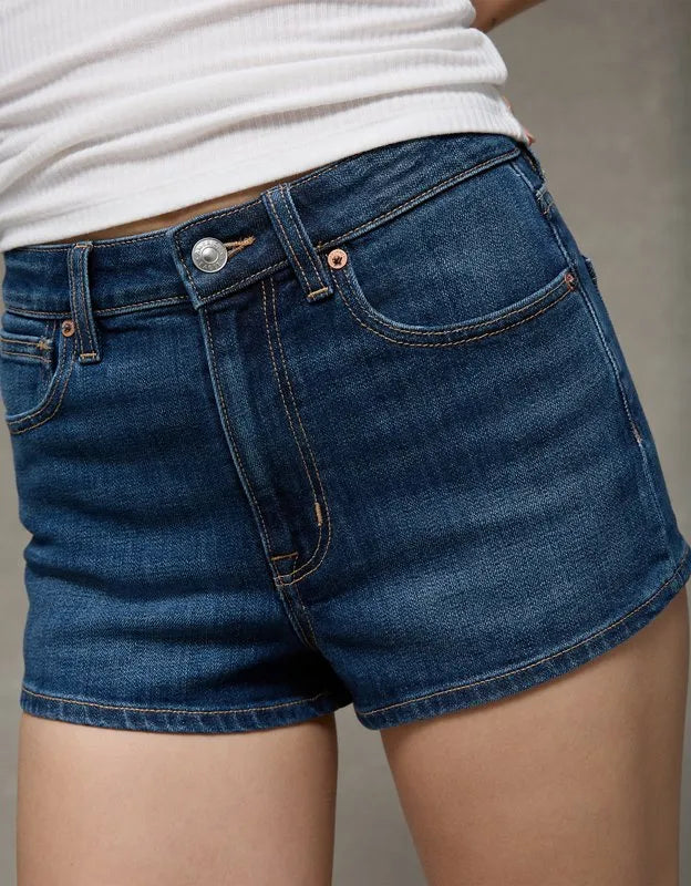 AE Stretch Super High-Waisted Cheeky Short