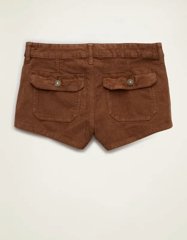 AE Stretch Corduroy Super Low-Rise Micro Short