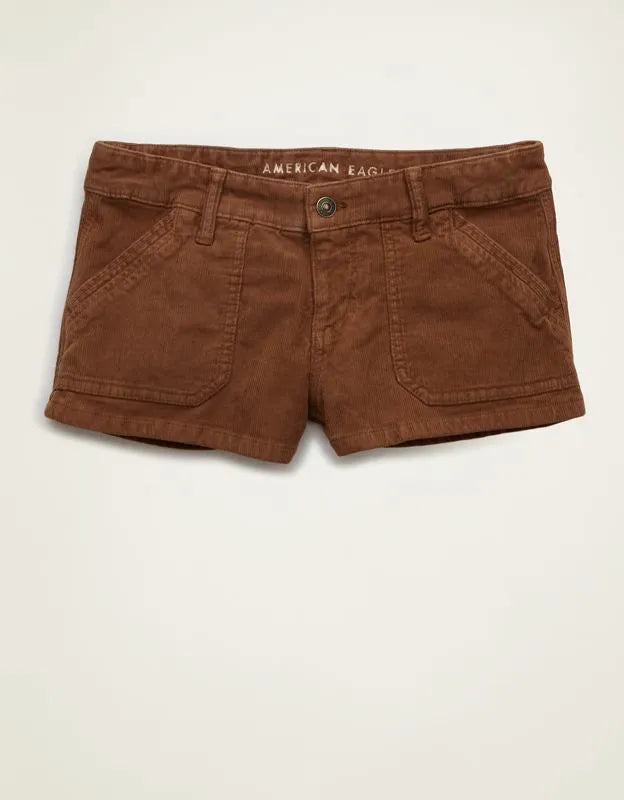 AE Stretch Corduroy Super Low-Rise Micro Short
