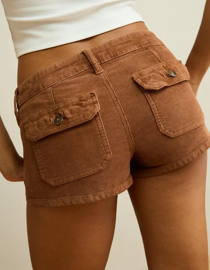 AE Stretch Corduroy Super Low-Rise Micro Short