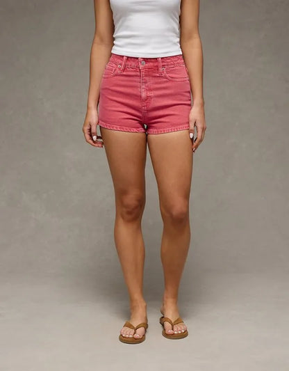 AE Stretch Super High-Waisted Cheeky Short