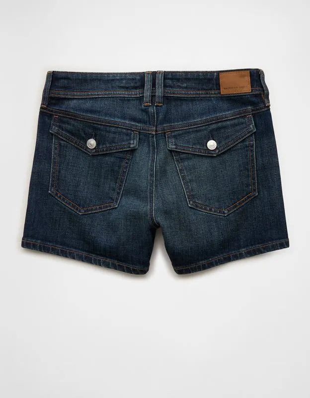 AE Stretch Low-Rise Perfect Denim Midi Short