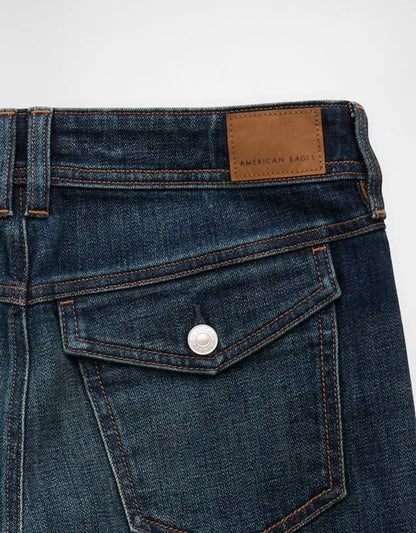 AE Stretch Low-Rise Perfect Denim Midi Short