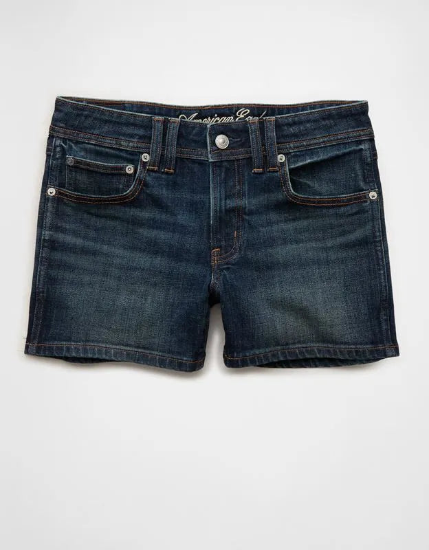 AE Stretch Low-Rise Perfect Denim Midi Short