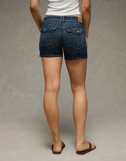 AE Stretch Low-Rise Perfect Denim Midi Short